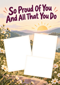 Load image into Gallery viewer, So Proud Of You Multiple Photo Upload Congratulations Card for Granddaughter
