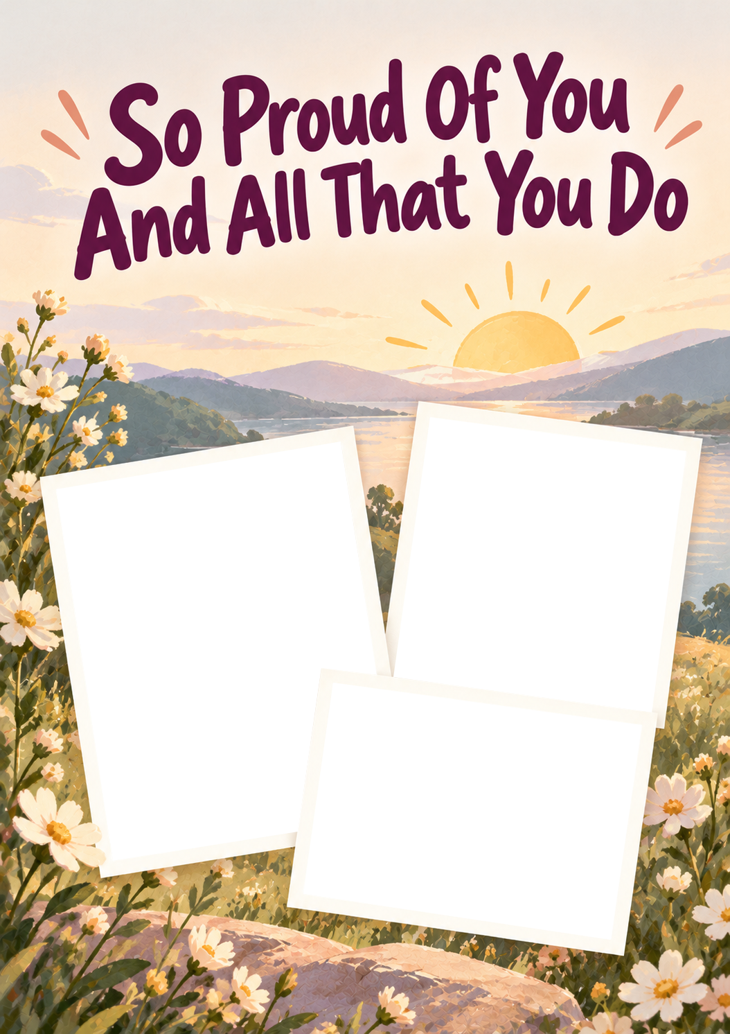 So Proud Of You Multiple Photo Upload Congratulations Card for Granddaughter
