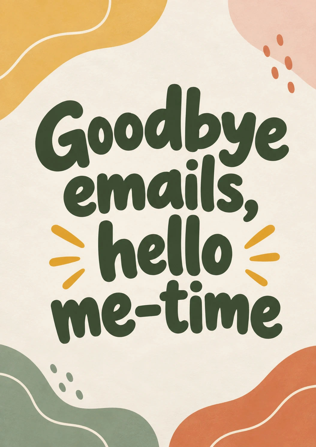 Funny Goodbye Emails Hello Me-Time Retirement Card for Best Friend