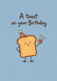 Load image into Gallery viewer, Funny Toast Pun Colleague Birthday Card
