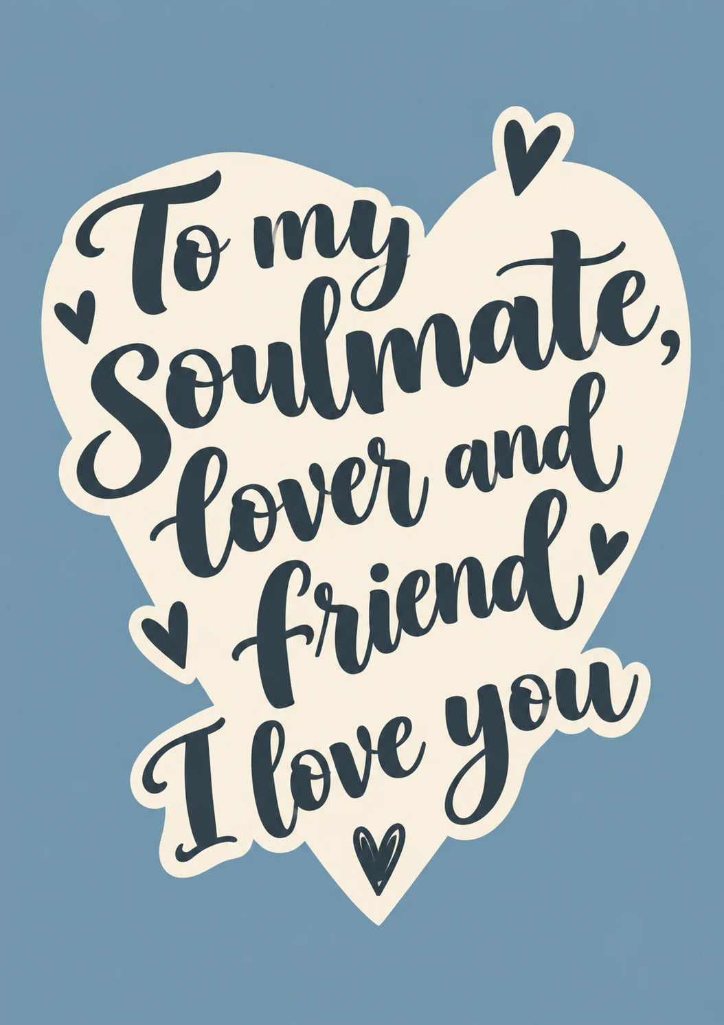 Soulmate Lover and Friend 21st Birthday Card