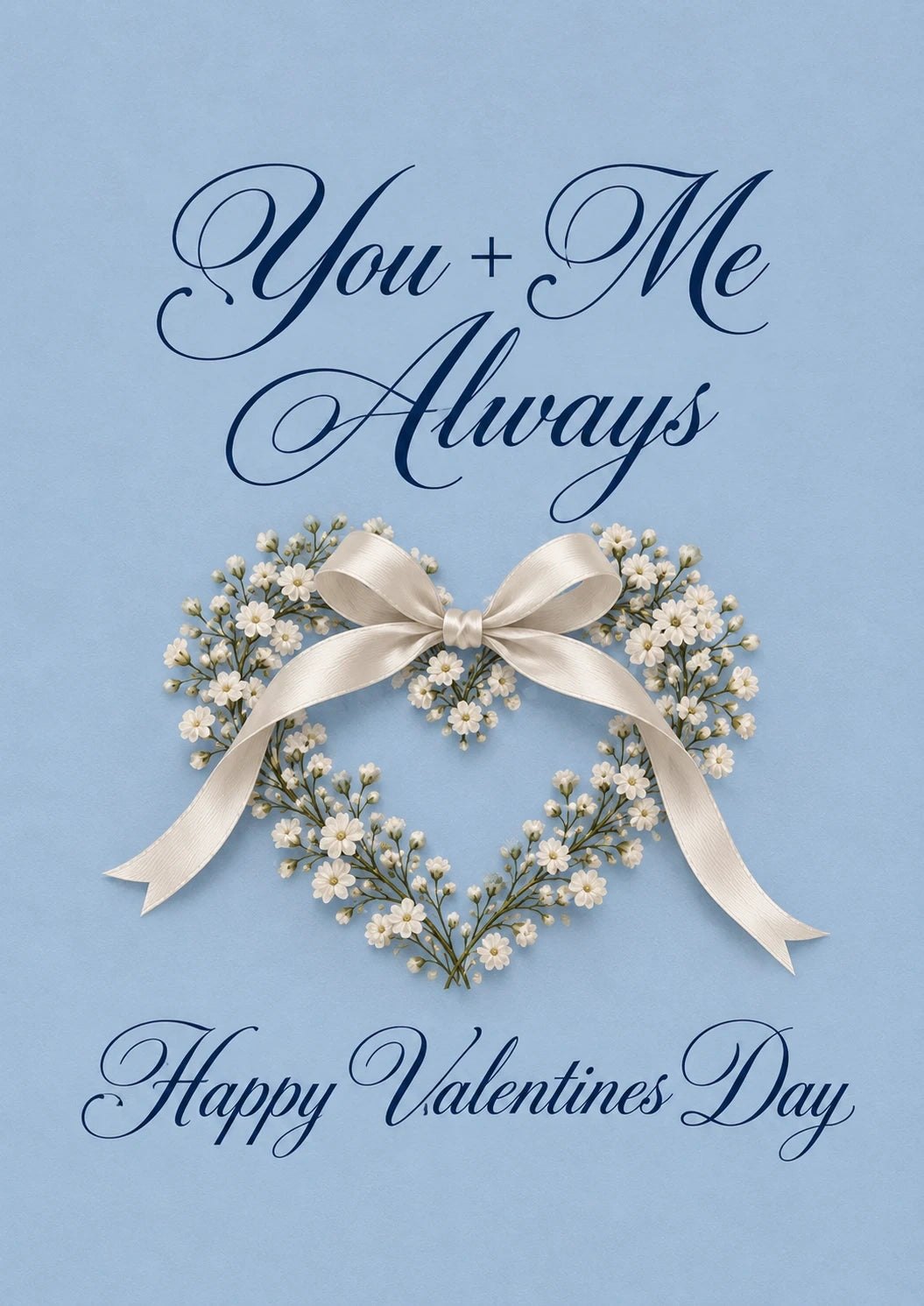 Valentine's day - Personalised Card — with punch holes