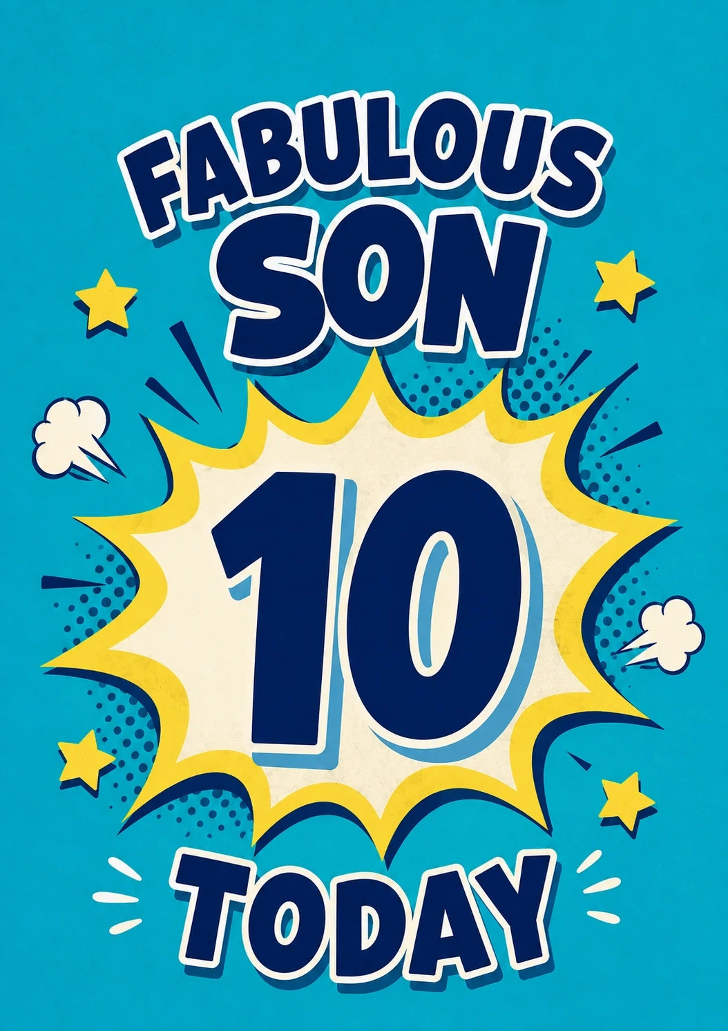 Birthdays - Personalised Card — with punch holes
