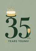 Load image into Gallery viewer, Birthdays - Personalised Card — with punch holes
