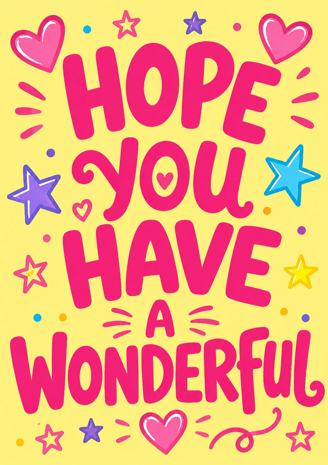Hope You Have a Wonderful Birthday Card for Her