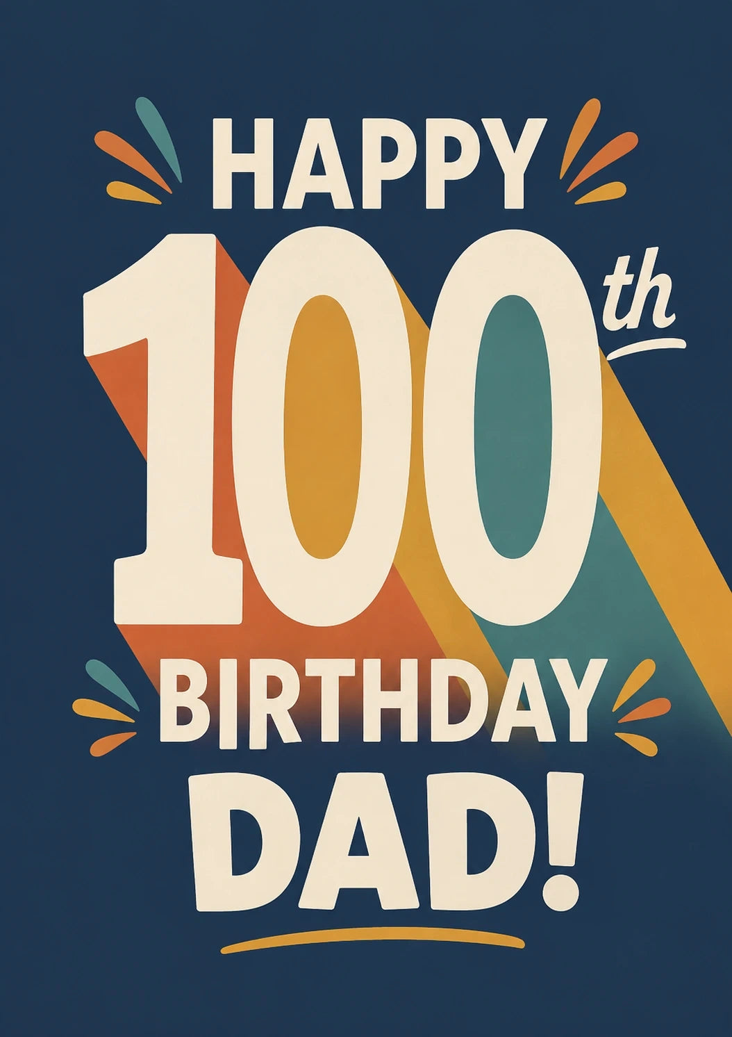 Birthdays - Personalised Card — with punch holes