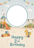 Load image into Gallery viewer, Birthdays - Personalised Card — with punch holes
