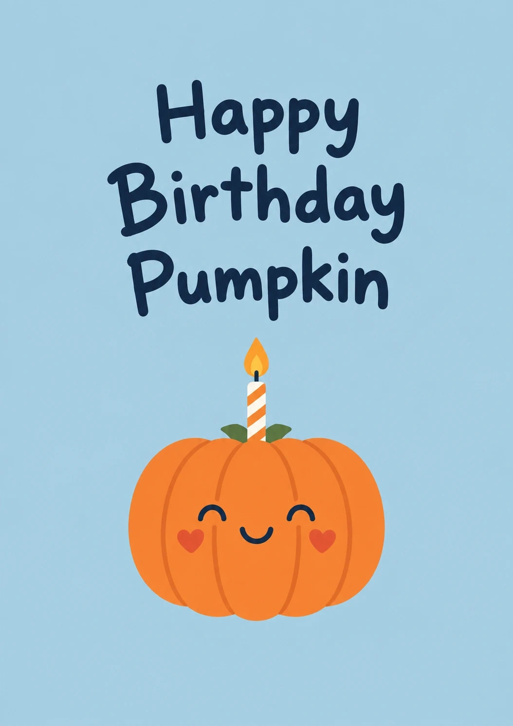 Halloween - Personalised Card — with punch holes
