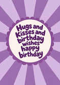 Load image into Gallery viewer, Birthdays - Personalised Card — with punch holes
