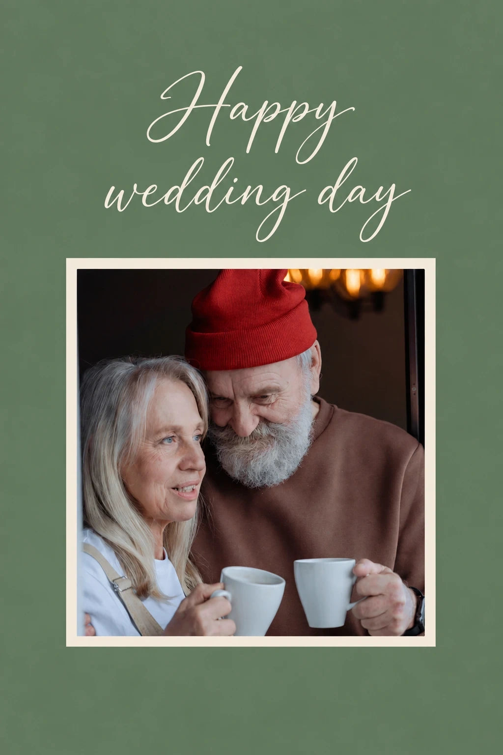 Weddings - Personalised Card — with punch holes