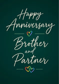 Load image into Gallery viewer, Anniversary - Personalised Card — with punch holes
