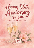 Load image into Gallery viewer, Anniversary - Personalised Card — with punch holes
