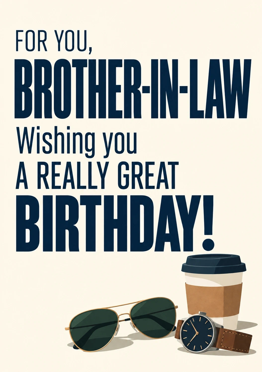 Birthdays - Personalised Card — with punch holes