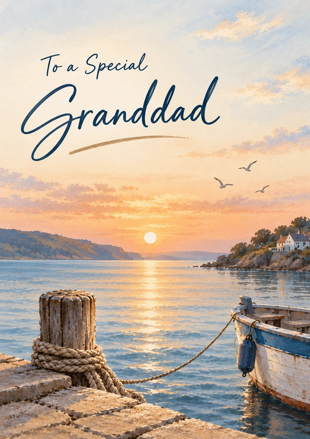 Birthdays - Personalised Card — with punch holes