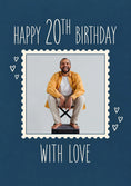 Load image into Gallery viewer, Birthdays - Personalised Card — with punch holes
