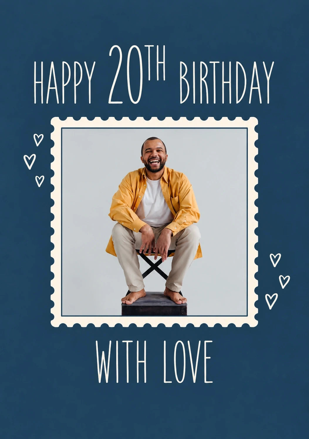 Birthdays - Personalised Card — with punch holes