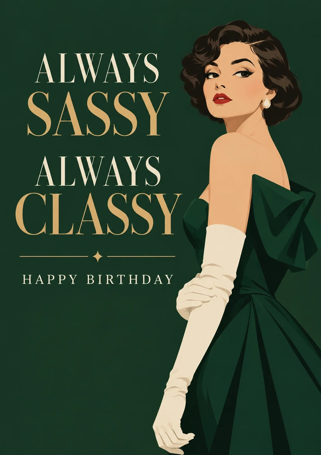 Birthdays - Personalised Card — with punch holes