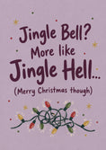 Load image into Gallery viewer, Christmas - Personalised Card — with punch holes
