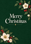Load image into Gallery viewer, Christmas - Personalised Card — with punch holes

