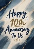 Load image into Gallery viewer, Anniversary - Personalised Card — with punch holes
