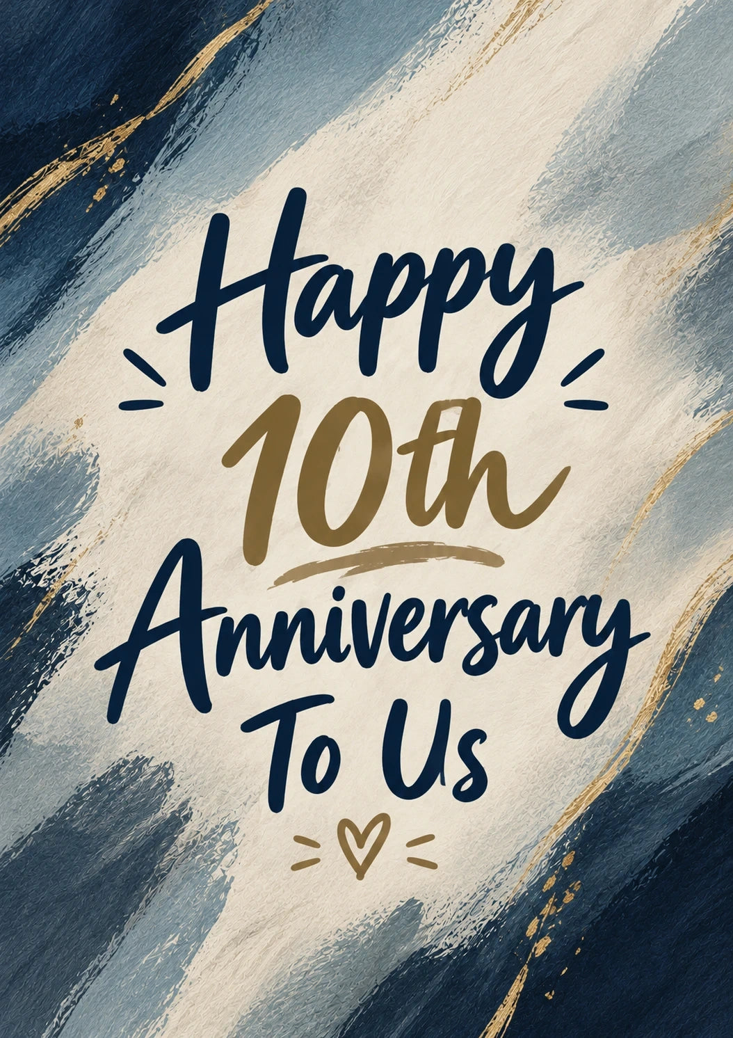 Anniversary - Personalised Card — with punch holes