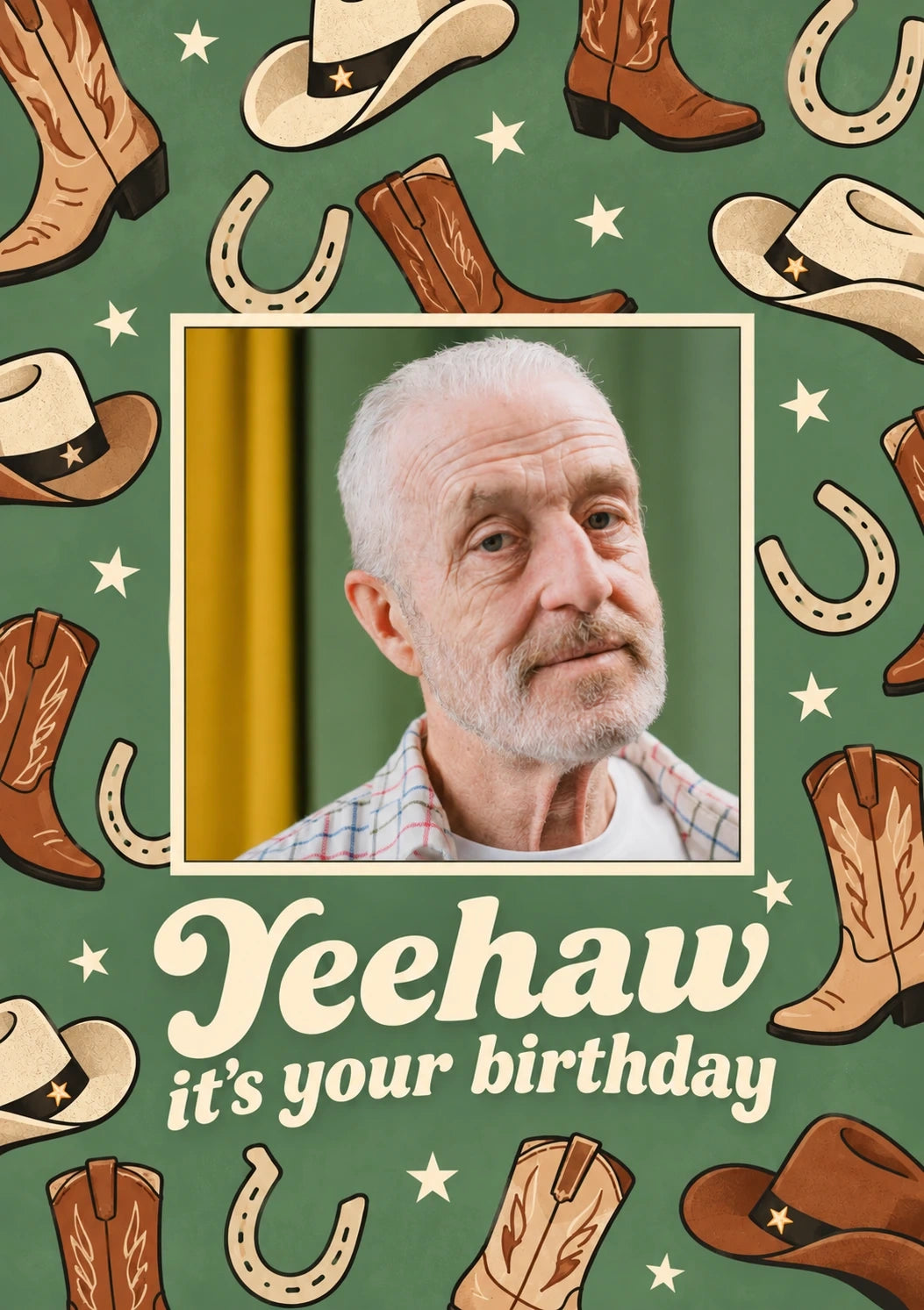Birthdays - Personalised Card — with punch holes