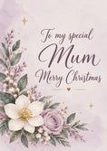 Load image into Gallery viewer, Christmas - Personalised Card — with punch holes
