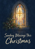 Load image into Gallery viewer, Christmas - Personalised Card — with punch holes
