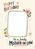 Load image into Gallery viewer, Birthdays - Personalised Card — with punch holes
