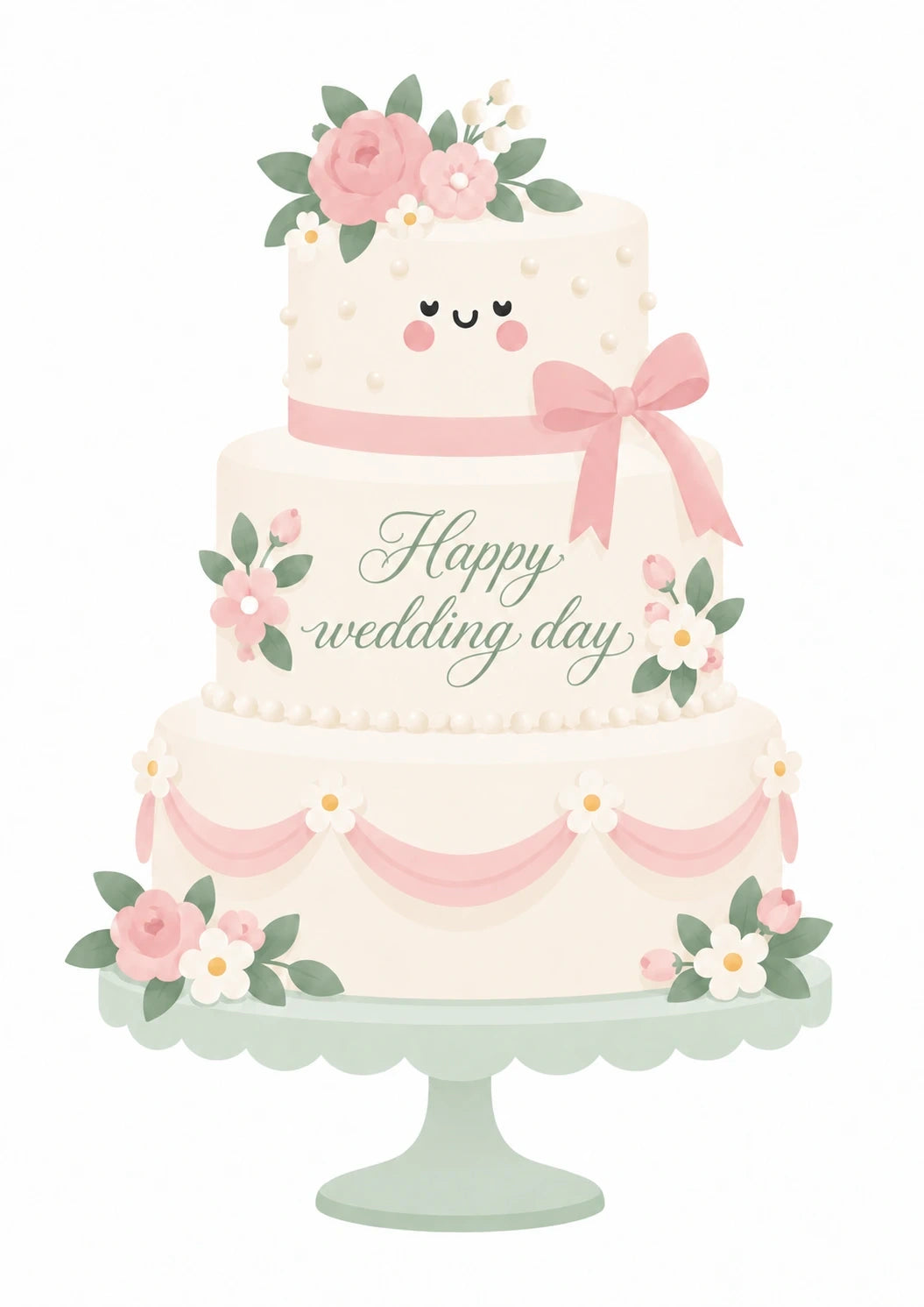 Weddings - Personalised Card — with punch holes