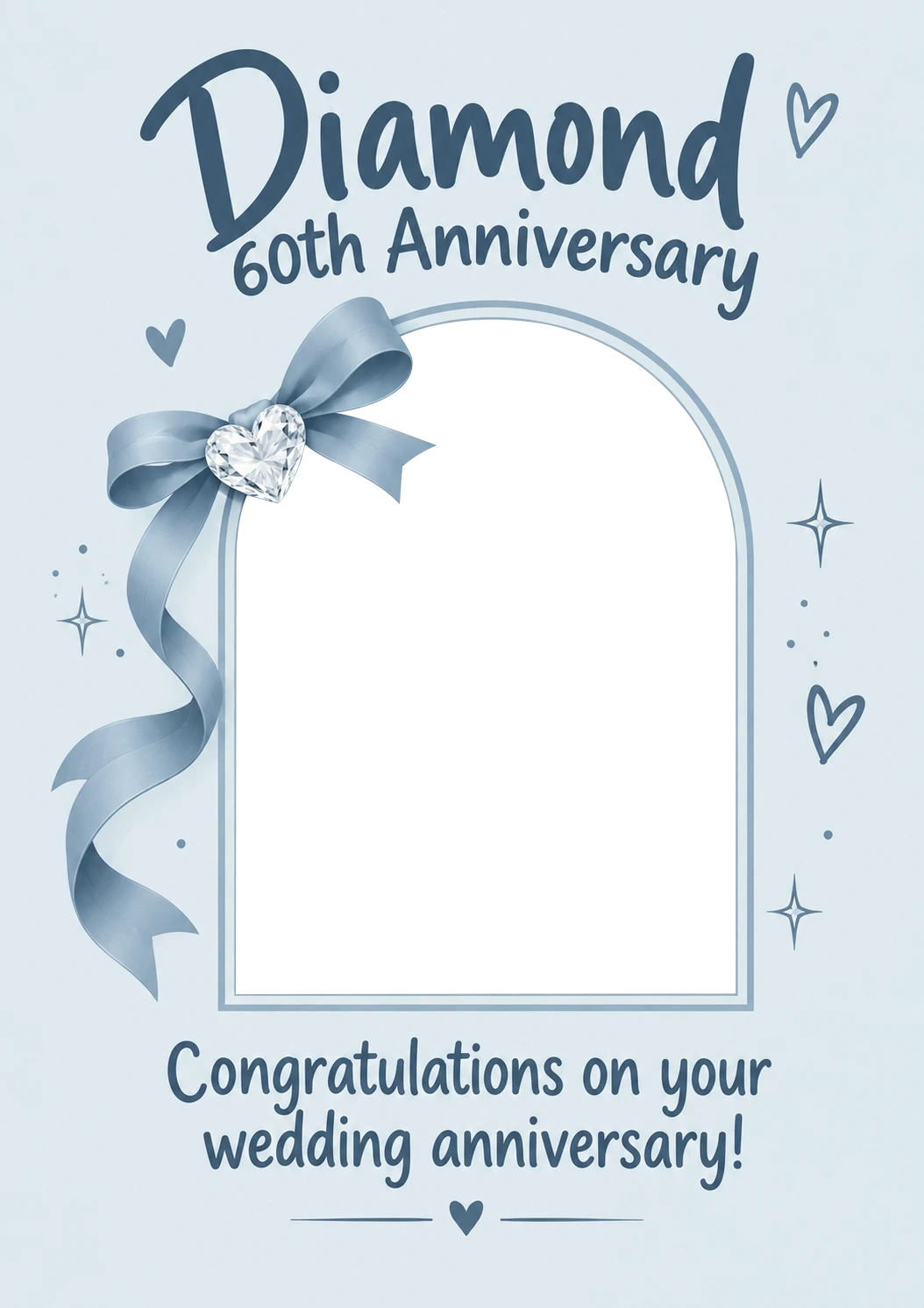 Anniversary - Personalised Card — with punch holes