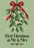 Load image into Gallery viewer, Christmas - Personalised Card — with punch holes

