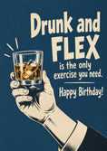 Load image into Gallery viewer, Birthdays - Personalised Card — with punch holes
