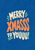 Load image into Gallery viewer, Christmas - Personalised Card — with punch holes
