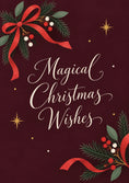 Load image into Gallery viewer, Christmas - Personalised Card — with punch holes
