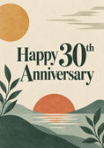Load image into Gallery viewer, Anniversary - Personalised Card — with punch holes
