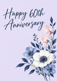 Load image into Gallery viewer, Anniversary - Personalised Card — with punch holes
