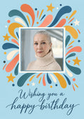 Load image into Gallery viewer, Birthdays - Personalised Card — with punch holes
