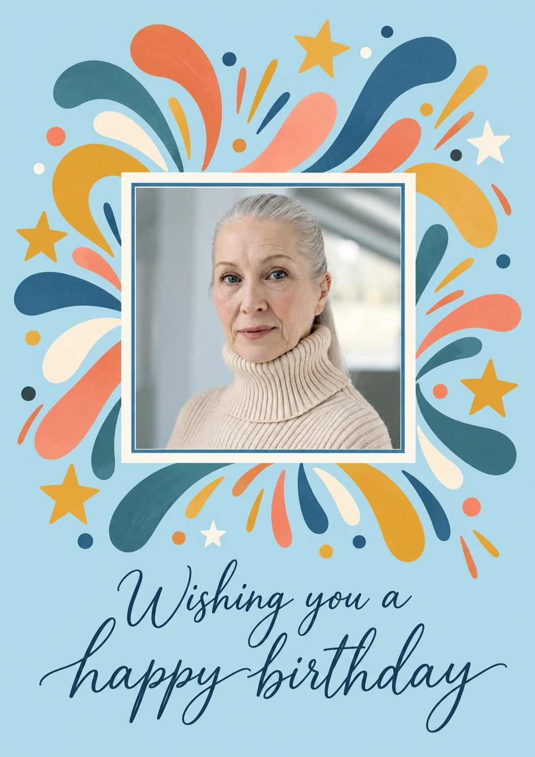 Birthdays - Personalised Card — with punch holes