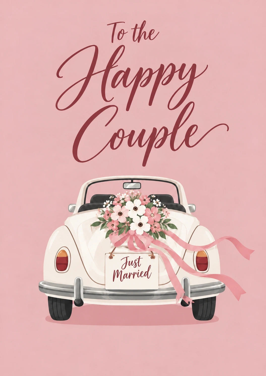 Weddings - Personalised Card — with punch holes