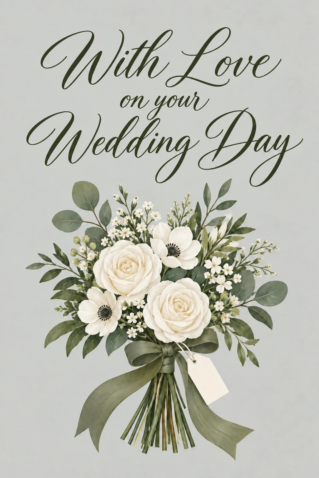 Weddings - Personalised Card — with punch holes