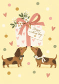 Load image into Gallery viewer, Weddings - Personalised Card — with punch holes
