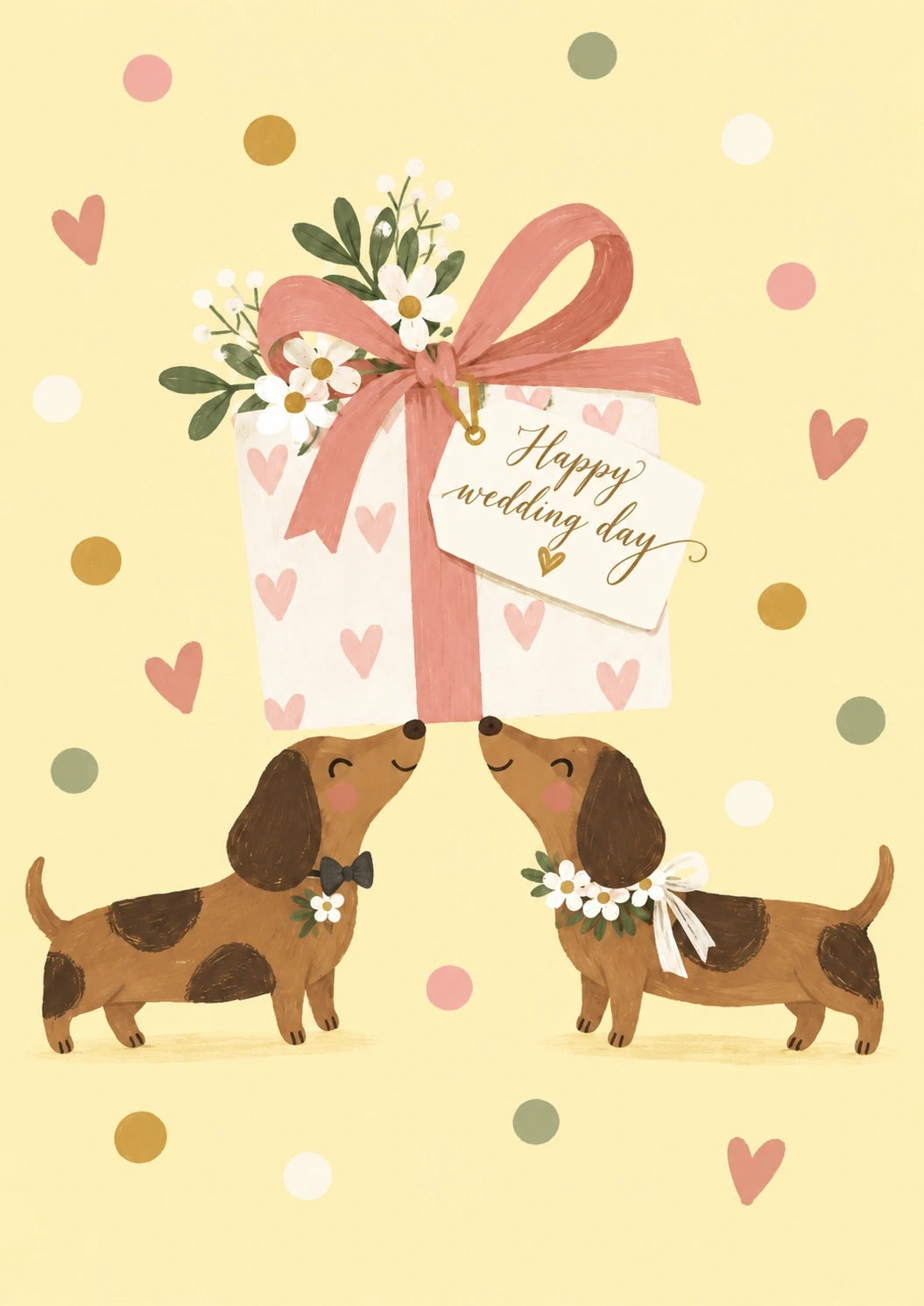 Weddings - Personalised Card — with punch holes