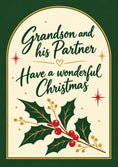 Load image into Gallery viewer, Christmas - Personalised Card — with punch holes
