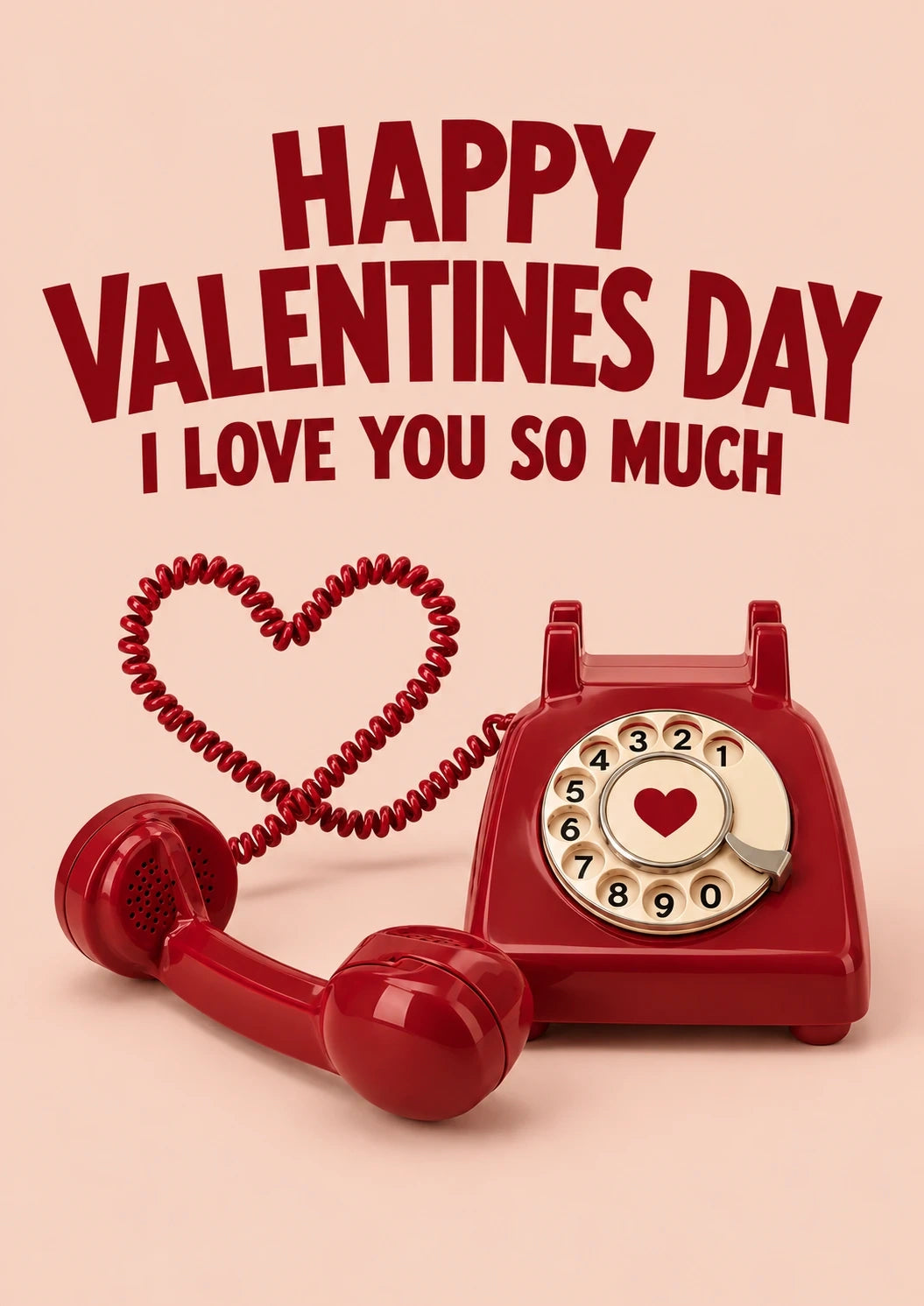 Valentine's day - Personalised Card — with punch holes