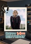 Load image into Gallery viewer, Gaming Room Level Up Photo Upload 14th Birthday Card for Him
