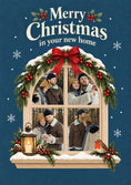 Load image into Gallery viewer, Merry Christmas In Your New Home Photo Upload Christmas Card
