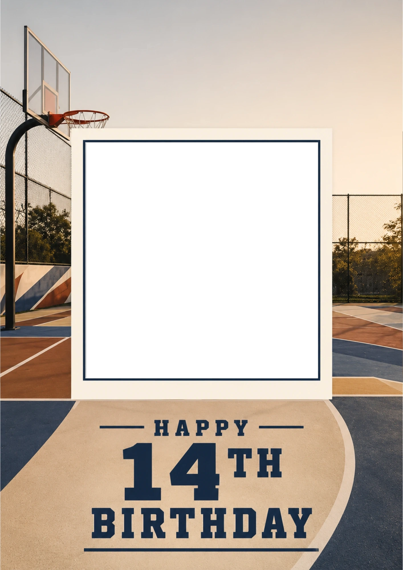 Birthdays - Personalised Card — with punch holes