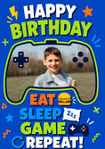 Load image into Gallery viewer, Birthdays - Personalised Card — with punch holes
