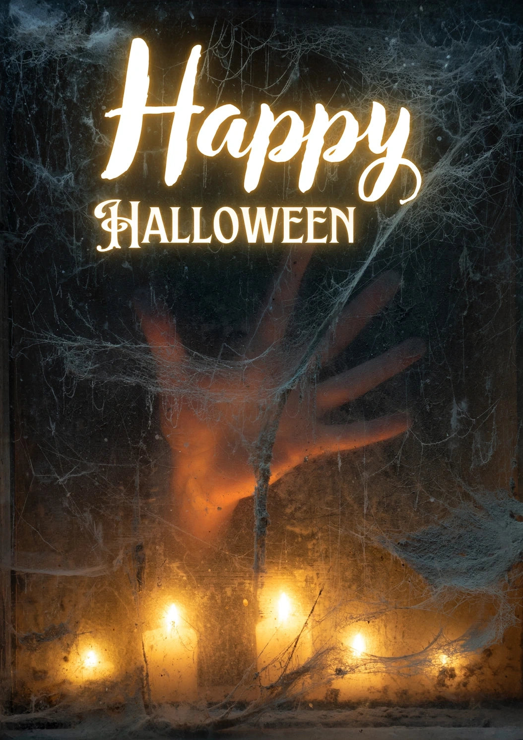 Halloween - Personalised Card — with punch holes